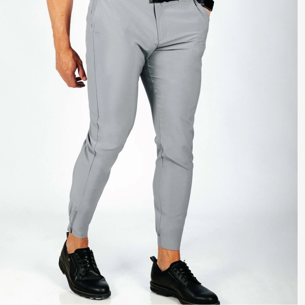 Primo Golf Pant, Soft Gray,Performance Wear, Zippered Ankles,EUC,Athletic,Size S